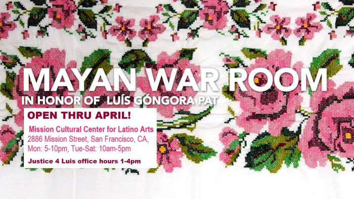 MayanWarRoom banner with hours